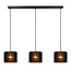 TAGALOG - Hanglamp - Ø 40 cm - 3xE27 - Zwart | Essential - 21429/03/30