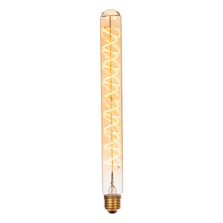 Lucide T32 - Filament lamp - Ø 3,2 cm - LED 3 StepDim (Memory) - E27 - 1x4,9W 2200K - Amber