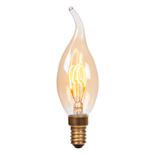 CT35 - Filament bulb - Ø 3,5 cm - E14 - 1x3W 2200K - Amber - 49036/95/62