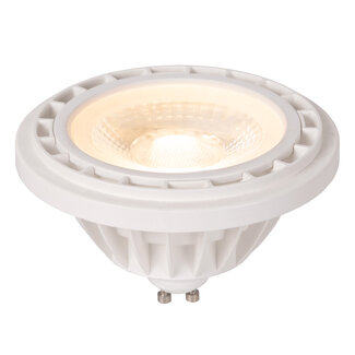 Lucide ES111 - Lampe LED - Ø 11 cm - LED à intensité variable (blanc chaud) - GU10 - 1 x 12 W - 2200 K/3000 K - Blanc