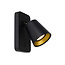 TURNON - Bedlamp / Wandlamp - LED Dim to warm - GU10 - 1x5W 2200K/3000K - Zwart - 09928/05/30
