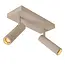 GRADO - Plafondspot - 2xGU10 (MR11) - Taupe - 22974/02/41