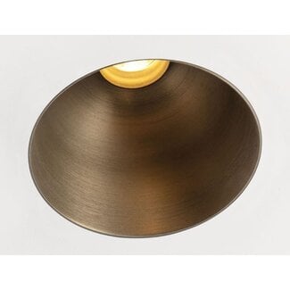 Modular Lighting Instruments THIMBLE RECESSED TRIMLESS 70 IP55 LED 2700K MEDIUM  BRONS GEBORSTELD GEANODISEERD
