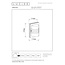 PRIVAS - Wandlamp Buiten - 1xE27 - IP44 - Zwart- 14826/01/30 - outlet