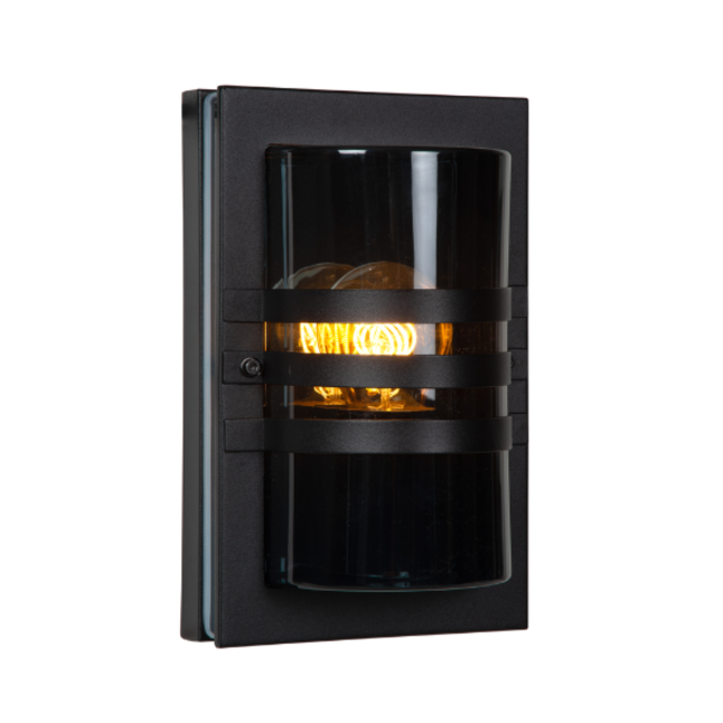 PRIVAS - Wandlamp Buiten - 1xE27 - IP44 - Zwart- 14826/01/30 - outlet