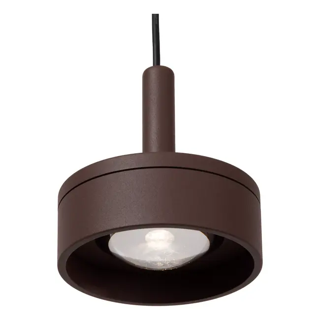 LENZ - Suspension Intérieur/Extérieur - Ø 11 cm - LED - 1x8W 2700K - IP54 - Rouille | Essential - 33806/08/97
