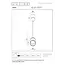 LENZ - Hanglamp Binnen/Buiten - Ø 11 cm - LED - 1x8W 2700K - IP54 - Roest bruin | Essential - 33806/08/97