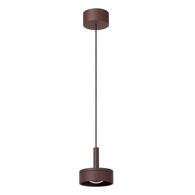 LENZ - Suspension Intérieur/Extérieur - Ø 11 cm - LED - 1x8W 2700K - IP54 - Rouille | Essential - 33806/08/97