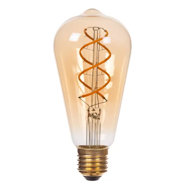 ST64 - Filament lamp - Ø 6.4 cm - LED 3 StepDim (Memory) - E27 - 1x4.9W 2200K - Amber - 49034/95/62