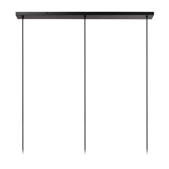 TAGALOG - Pendant light - Ø 40 cm - 3xE27 - Black | Essential - 21429/03/30