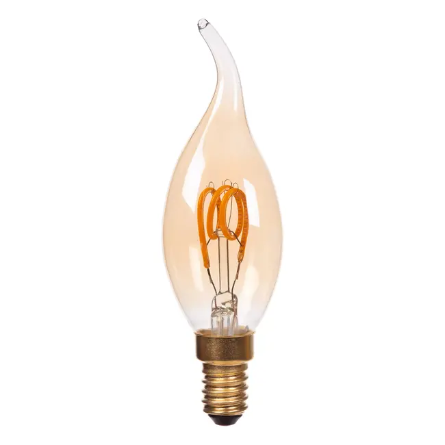 CT35 - Ampoule filament - Ø 3,5 cm - E14 - 1x3W 2200K - Ambre - 49036/95/62