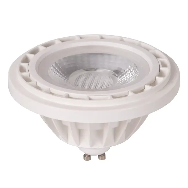 ES111 - Lampe LED - Ø 11 cm - LED à intensité variable (blanc chaud) - GU10 - 1 x 12 W - 2200 K/3000 K - Blanc - 49041/12/31
