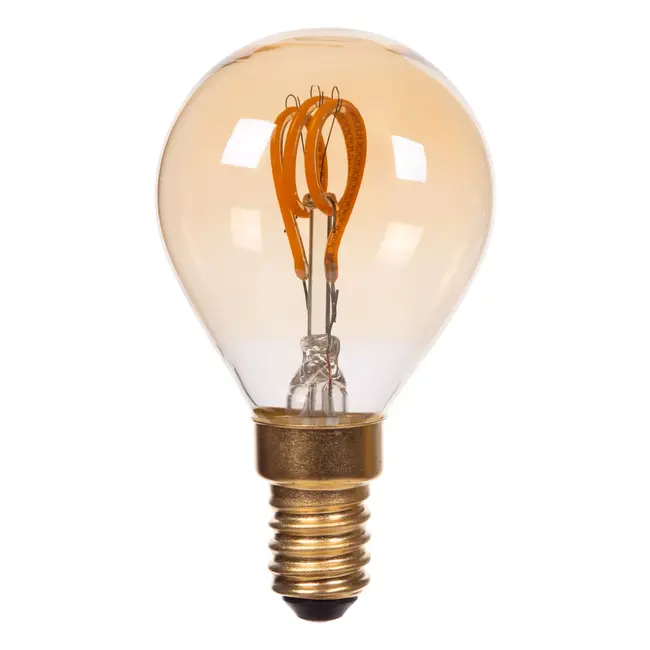 P45 - Filament bulb - Ø 4,5 cm - E14 - 1x3W 2200K - Amber - 49046/95/62