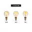 P45 - Filament lamp - Ø 4,5 cm - LED 3 StepDim (Memory) - E14 - 1x3W 2200K - Amber - 49046/95/62
