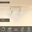 RILOU - Plafondspot - LED Dimb. - GU10 - 2x5W 3000K - Wit - 26994/10/31