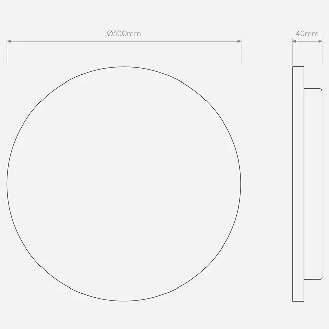 Eclipse Round 300 LED Coastal