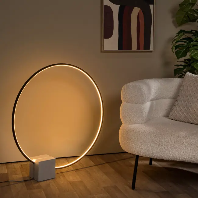 CIRKELIS - Lampe de table - Ø 83 cm - LED Dim. - 1x24W 3000K - Noir - 05555/24/30