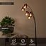 RANKOS - Vloerlamp - 5xE14 - Zwart - 05747/85/30
