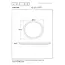 CASTOR - Plafonnier - Ø 32 cm - LED Dim. - CCT - 1x20W 2700K/6500K - Rvb - Opalin - 07120/22/30
