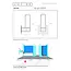 JESSE - Wandlamp Badkamer - 1xG9 - IP44 - Zwart - 04202/01/30