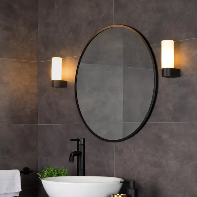 JESSE - Wall light Bathroom - 1xG9 - IP44 - Black - 04202/01/30