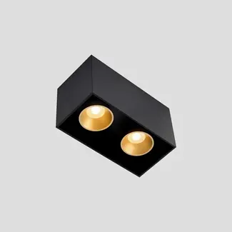 Absinthe Chuck 2 Deco Opbouwspot Zwart