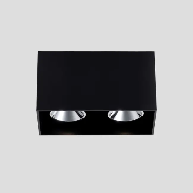 Chuck 2 Deco Surface-mounted spotlight Black