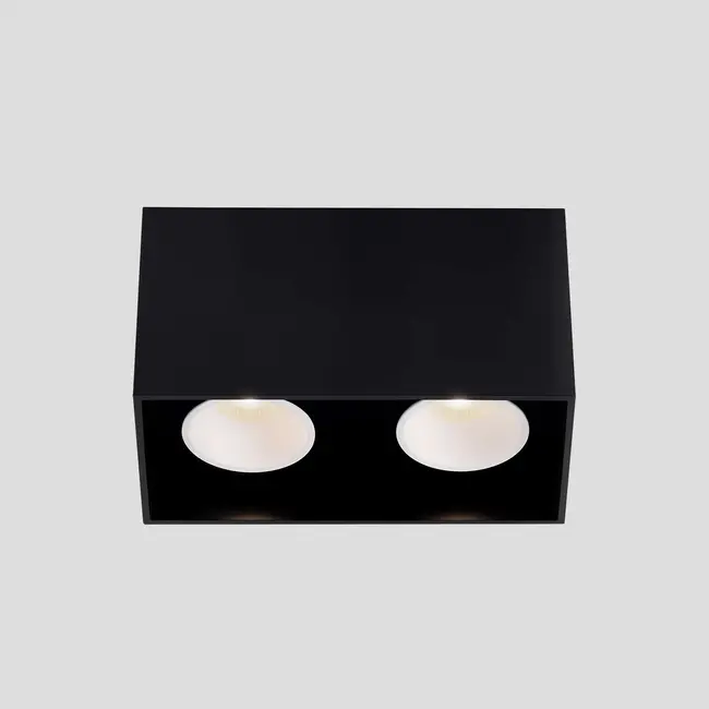 Chuck 2 Deco Surface-mounted spotlight Black