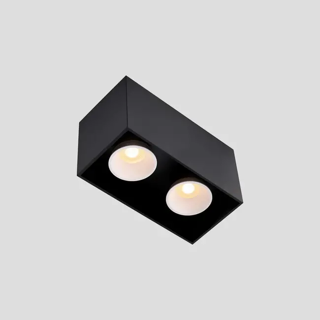 Chuck 2 Deco Surface-mounted spotlight Black