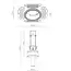 Sleekfit Pipe Recessed Ceiling Spotlight Black Extra warm white