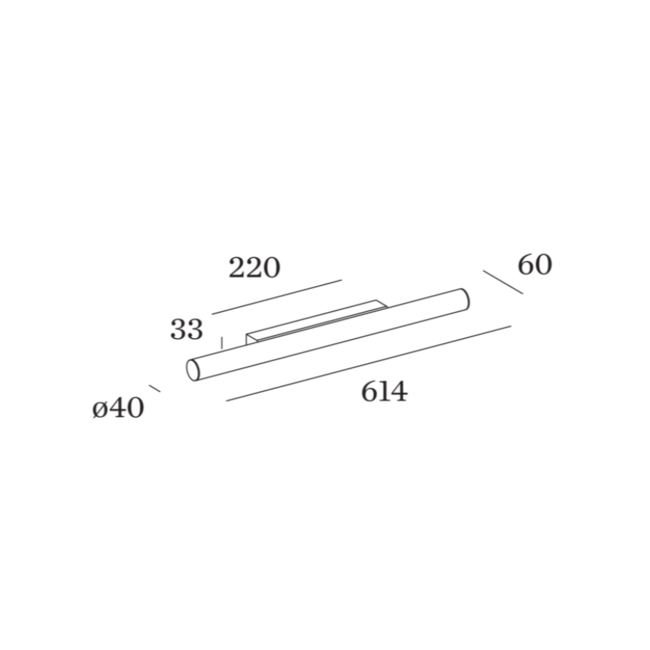 LED wall lamp Mirba 2.0 IP44
