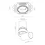 Sleekfit Tuup Recessed Spotlight White Extra warm white
