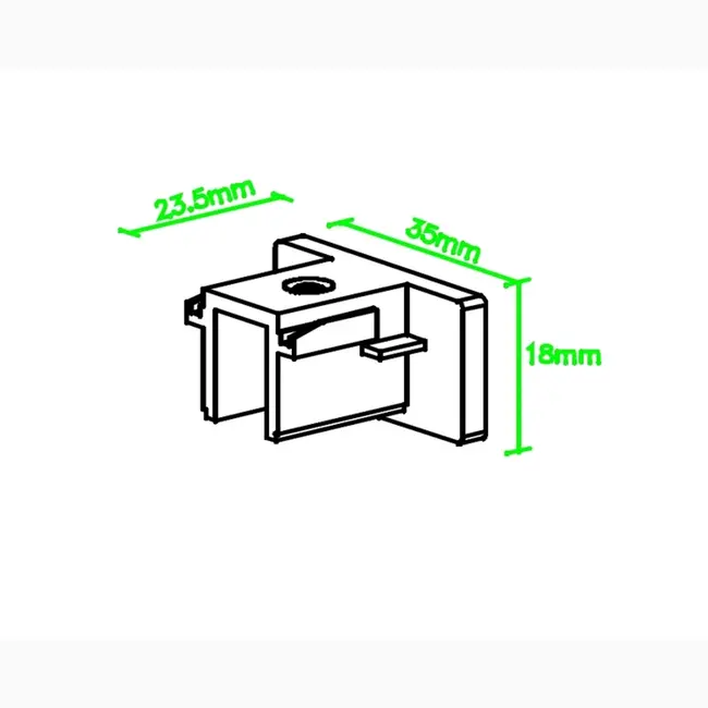 A-Track 1-phase profile 1.5 m black