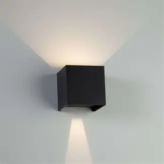 Absinthe Applique murale Zenith Up & Down noire IP54