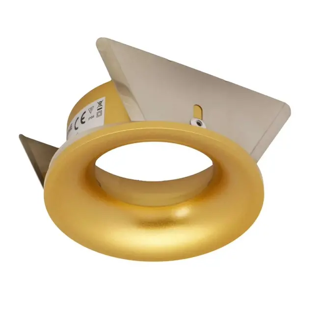 Clickfit Smooth Medium IP54 Recessed Spotlight Gold