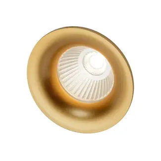 Absinthe Clickfit Smooth Medium IP54 Inbouwspot Goud