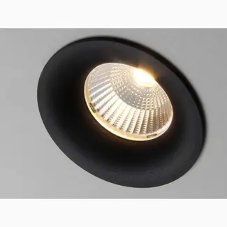Absinthe Clickfit Smooth Narrow IP54 Recessed Spotlight Black