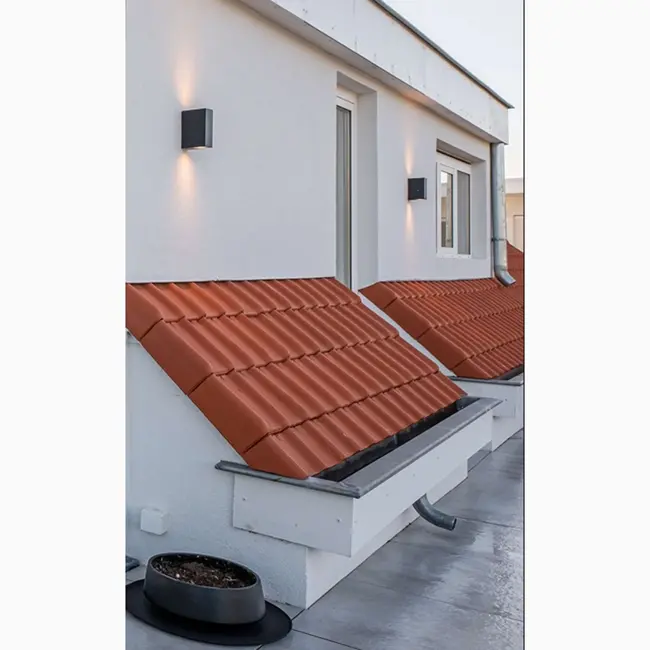 Applique murale Cube Up & Down noire IP65