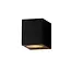 Absinthe Cube Down Wall Lamp Black IP65