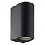 Absinthe Cube R Up & Down Wall Lamp Black IP65