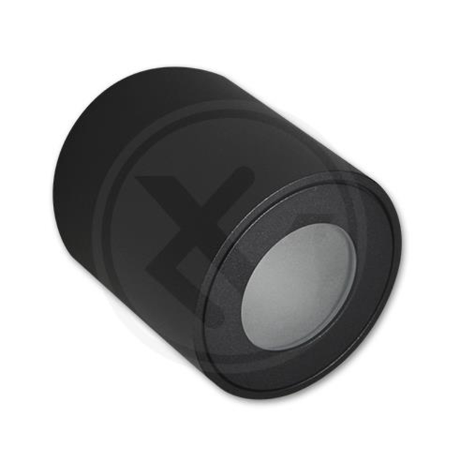 Spot en saillie IP54 GU10 rond 80x84 noir