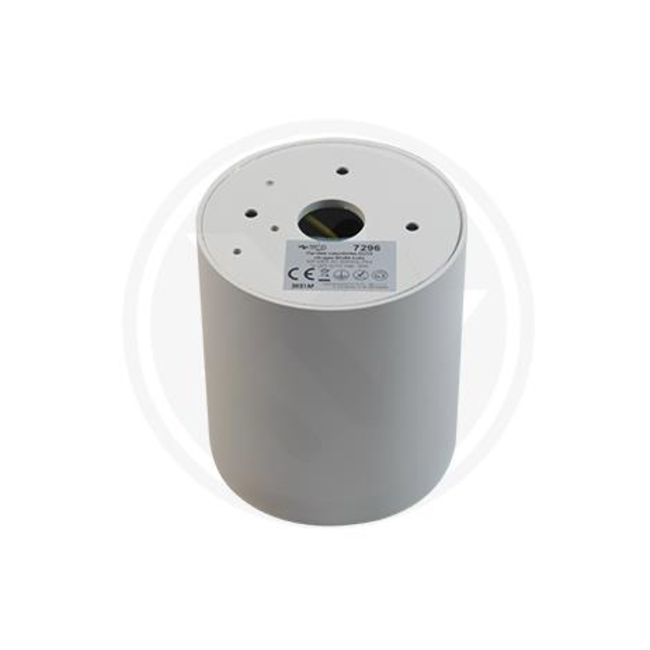 Surface-mounted spotlight IP54 GU10 round 80x84 white