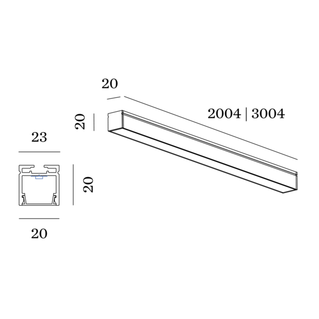 Ilane Surface-mounted housing 3.0 3m