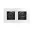NEMO - Opbouwspot dubbel - 2x GU10 - Wit