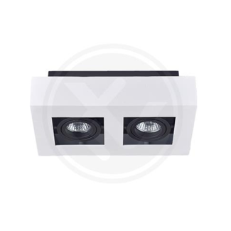 LioLights NEMO - Opbouwspot dubbel - 2x GU10 - Wit