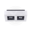 NEMO - Opbouwspot dubbel - 2x GU10 - Wit
