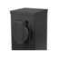 ONTARIO | Buitenstopcontact zuil | IP44 | Zwart | 40cm