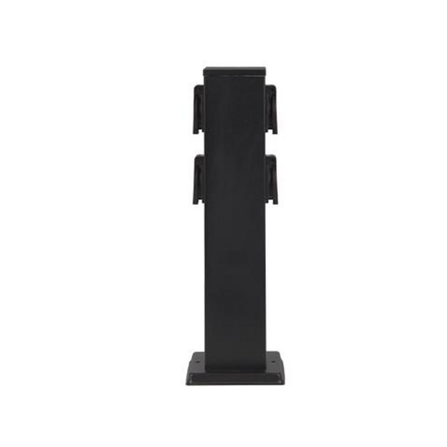 ONTARIO | Colonne de prises d'extérieur | IP44 | Noir | 40 cm