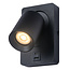 Artdelight MEGANO-S USB - Wandlamp GU10 - Zwart
