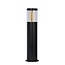 FEDOR - Sokkellamp Buiten - E27 - IP44 - Zwart - OUTLET